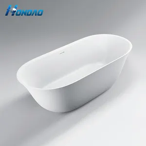 Customize Solid Surface Bathtub Freestanding Bathroom Resin Bath Tub acrylic modern solid surface bathtub for bathroom design