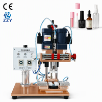 Machine de capsulage pneumatique à visser pour bouteilles, petite taille, pour gel à ongles et cosmétiques, idéale pour les petites entreprises