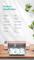 Máquina de Corte de Vinilo con Software Gratuito Coolinbo para Papel de Transferencia, Vinilo, Cartulina y Papel Fino