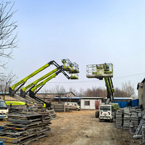 Nouveau type de camion nacelle articulée avec bras élévateur, hauteur de travail 22,95 m, capacité de charge 300/454 kg, moteur électrique, lampadaire - Product Image 2