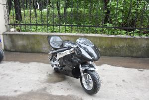 Mini-moto ANWA <span class=keywords><strong>Rocket</strong></span> <span class=keywords><strong>Pocket</strong></span> Bike 49cc, moteur <span class=keywords><strong>2</strong></span> temps, freins à double disque, vitesse maximale >40 km/h - Product Image 2