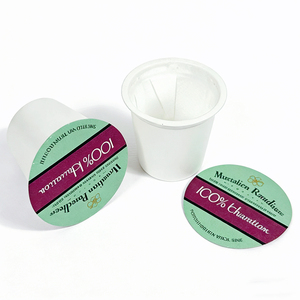 Tapa de Aluminio Personalizada para Keurig 2.0 con Etiqueta Privada para Cápsulas de Té de una Sola Porción - Product Image 1