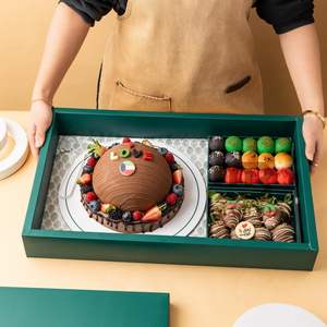 กล่องขนมอบแบบพับได้กล่อง<span class=keywords><strong>เค้ก</strong></span><span class=keywords><strong>วัน</strong></span><span class=keywords><strong>เกิด</strong></span>ขนมขนมแบบไม่เหมือนใครออกแบบได้ตามต้องการ - Product Image 6