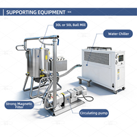 Nouvelle machine à broyer les chocolats en billes LST Mini 30L/50L, type vertical, haute productivité pour la préparation de la sauce aux pistaches et du beurre de noix