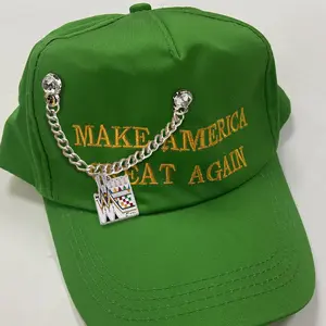funny design high quality diamond star cap hat pin badge