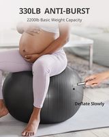 Ballon de yoga écologique personnalisé de haute qualité pour la grossesse, la physiothérapie et la gym à domicile – Vente en gros