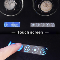 Kotak jam tangan Digital layar sentuh, arloji mewah aman dengan Remote Control, layar sentuh dapat disesuaikan