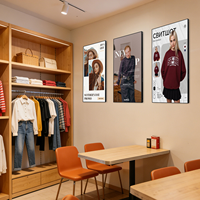 Pantalla LCD Digital de Señalización Publicitaria de 65 Pulgadas para Montaje en Pared Interior con Animación para Tiendas Minoristas y Centros Comerciales