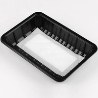 Vente en gros Récipients alimentaires en plastique à usage unique Plateau biodégradable pour carte Plateau plastique pour viande de poisson