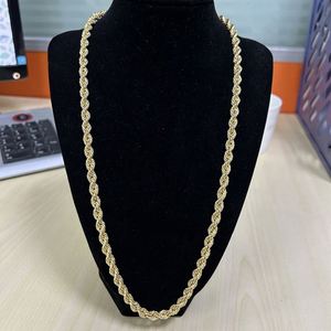 เครื่องประดับจีน AU750โรงงานทอง Real18k สร้อยคอทองห่วงโซ่เชือก hoppwist - Product Image 3