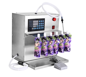 <b>Coffee</b> Milk Essential Oil Detergent <b>Liquid</b> Water Premade Bag Doypack Dosing <b>Liquid</b> Fruit Juice Spout Pouch Filling Machine - Product Image 3