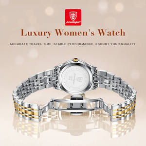 Reloj de Pulsera Poedagar 3076 de Nuevo Diseño, Reloj de Cuarzo de Acero Inoxidable de Lujo para Mujer, a la Moda, Resistente al Agua, con Calendario y Luminoso - Product Image 6
