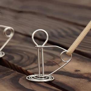 Estacas de tienda de campaña de acero inoxidable Fiery Fox Octopus Deck Nails, tipo V trigonal plateadas, para suelo, accesorios de camping al aire libre - Product Image 4