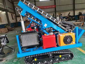 Ruifan usine chinoise vente directe petit ramper plate-forme <span class=keywords><strong>de</strong></span> forage rotatif 50m hydraulique Diesel Portable empilage <span class=keywords><strong>marteau</strong></span> d'entraînement 1 an - Product Image 3