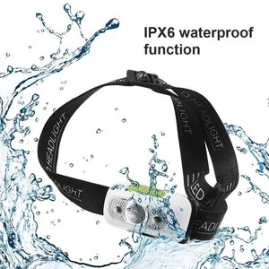 1 Unidad de Linterna Frontal Portátil Mini LED con Sensor, Recargable por USB con Batería Integrada <span class=keywords><strong>para</strong></span> Acampar al Aire Libre y Pescar - Product Image 2