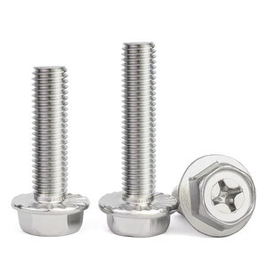 M6 M8 M10 M12 M14 siêu Duplex thép không gỉ 2205 2507 A286 Hex răng cưa mặt bích <span class=keywords><strong>Bolt</strong></span> với chủ đề đầy đủ và Hex Nut din6921 - Product Image 1
