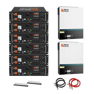 Kit de Sistema Solar Fuera de la Red Rich Solar de 130000W, Salida de 120/240V, Panel de Silicio Monocristalino de 48VDC, MPPT para Uso Doméstico, Certificado CE 58493 - Product Image 4