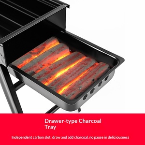 Parrilla Portátil de Carbón Tipo Cajón 2027, Parrilla para Asar al Aire Libre, Ideal para Viajes, Campamentos, Picnics y Jardín - Product Image 2