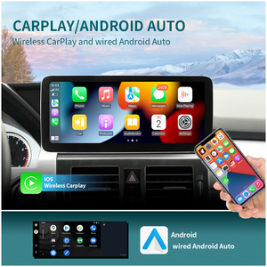 KLYDE Navigation GPS portable 10,25 pouces Radio multimédia pour voiture <span class=keywords><strong>Mercedes</strong></span> Benz <span class=keywords><strong>GLK</strong></span>/SLK Classe X204 R172 2008-2015 Android 13.0 RGB - Product Image 4