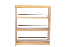 Organisateur de cuisine en bois à tiroirs coulissants - Product Image 3