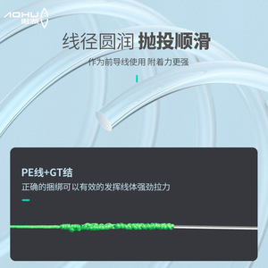 เอโอฮู คาร์บอน ไลน์ 1.25 5 ปอนด์ 2.3 กก. สายตกปลาพิเศษสำหรับเหยื่อปลอม ผลิตในประเทศญี่ปุ่น - Product Image 4