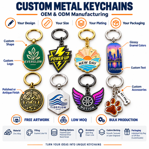 Llaveros Personalizados de Aleación de Zinc, Forma Irregular, Impresión UV, Regalo Promocional de Moda, Resistentes, Fabricación OEM ODM - Product Image 3