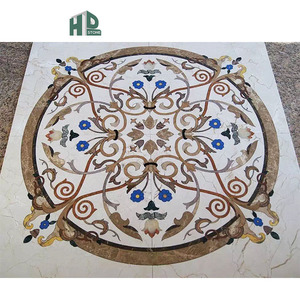 Vòng bằng tia nước cắt Mô Hình Khảm với đá cẩm thạch cho khách sạn foyer Thiết kế sàn - Product Image 2