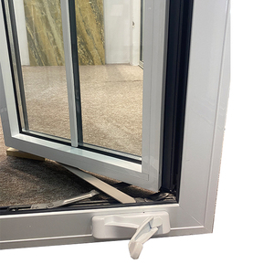 <span class=keywords><strong>Fenêtre</strong></span> à manivelle en aluminium ignifuge à double/triple vitrage avec manivelle facile blanche - Product Image 4