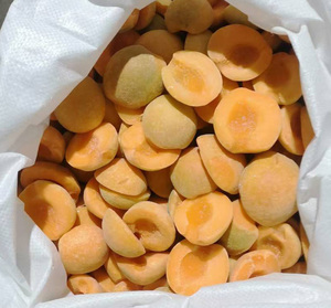 Demi-abricots surgelés IQF |   Abricots surgelés en dés, certifiés BRC, qualité A |   Fruits en vrac pour jus et pâtisserie - Product Image 3