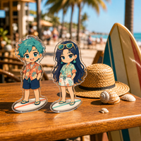 Figurine Anime Chibi Personnalisée en Acrylique Sans Socle – Vente en Gros OEM ODM pour Boutiques de Cadeaux et Tendances Mode – Porte-clés