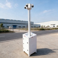 Tour de surveillance mobile portable certifiée CE, étanche, type cube