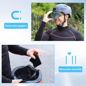 <span class=keywords><strong>Casco</strong></span> Impermeable con Función Inteligente y Estable, <span class=keywords><strong>Casco</strong></span> de Montar <span class=keywords><strong>para</strong></span> Scooter Eléctrico, <span class=keywords><strong>Casco</strong></span> de Ciclismo de Carretera - Product Image 4