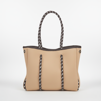 Sac à main pour femme, sac de plage personnalisé en néoprène, sac à bandoulière, sac de plage imperméable en néoprène perforé pour femmes