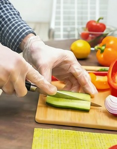 Guanti in Vinile Trasparenti Monouso per Uso Industriale, Lavaggio Auto, <span class=keywords><strong>Tatuaggi</strong></span>, Cucina e Giardinaggio - Product Image 5