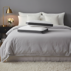 Almohada <span class=keywords><strong>de</strong></span> Espuma Viscoelástica <span class=keywords><strong>Tamaño</strong></span> King para Siesta en la Oficina, Cojín <span class=keywords><strong>de</strong></span> Escritorio con Forma <span class=keywords><strong>de</strong></span> Pan para Soporte Cervical, Funda Lavable - Product Image 4