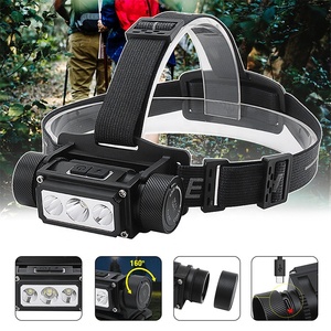 Có thể sạc lại đa chức năng ngoài trời đèn pha không thấm nước XML2 LED 21700 pin đầu đèn đèn pin với IP65 đánh giá - Product Image 4