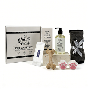 Kit de bain pour animaux de compagnie : Douchette, Nettoyage, Toilettage, Savon pour le corps, <span class=keywords><strong>Bombe</strong></span> de bain, Lingettes pour animaux, Bâton exfoliant, Peignoir pour chiens - Product Image 1