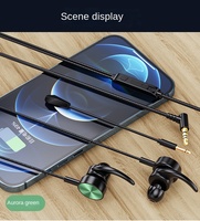 Headset Gaming Penjualan Terlaris Earphone Berkabel 3.5mm untuk Ponsel PC Live-Streaming Game Gaya PUBG Mikrofon Tuning Dual-Mic 1.2m