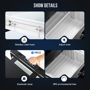 Nhà Máy Giá 12V được xây dựng trong tủ đông 40L ngăn kéo tủ lạnh máy nén xe tủ lạnh tủ lạnh cho Caravan - Product Image 2