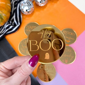 ECCOBELLA - Adornos Reutilizables de Acrílico para Pasteles y Cupcakes de Halloween, 50 Piezas/Bolsa OPP, para Decoración de Pasteles y Artículos de Fiesta - Product Image 6