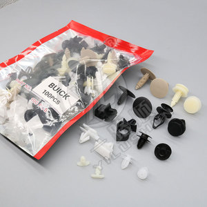 Buick <b>Car</b> Fastener Clips 100Pcs <b>Push</b> In Bumper Roof Door Panel Repair Parts - Product Image 1