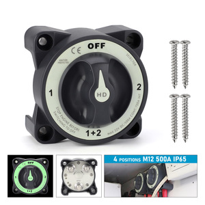 Interruptor giratorio serie Blue Ocean HD de 4 posiciones M12 500A IP65 para batería de coche, yate o caravana - Product Image 4