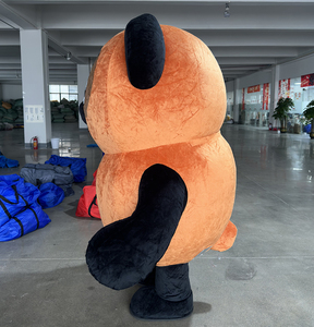 Opblaasbaar bruin beren mascottekostuum voor feestattributen, cartoonfiguur optreden wandelende kostuum - Product Image 3