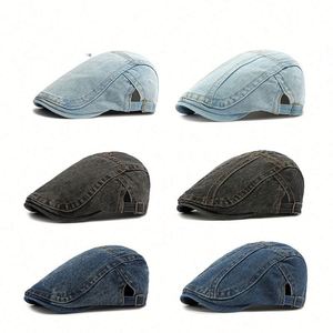 Casquettes et Bérets Vintage Gatsby en Jean Ajustables de Haute Qualité pour Hommes et Femmes – Idéales pour le Golf et la Conduite - Product Image 4