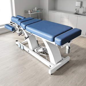 Table de chiropratique électrique silencieuse à éponge haute densité, lit de massage multifonctionnel de physiothérapie à levage électrique - Product Image 4
