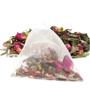 Pure Chinese white tea, rosebuds and jasmine pearls tea