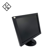 Moniteur de sécurité PC TFT LCD 14 pouces, entrée VGA, écran CCTV 1024x768, format 4:3, neuf, noir, remplacement pour ordinateur de bureau, haut-parleur intégré