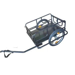 Bicycle Cargo Trailer Tow Bike Cycle Cargo Trailer Load Transport Carrier Carriage Cart Kids Bike Dog Trailer