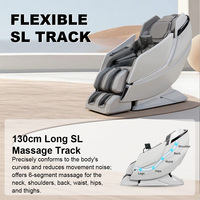 Fauteuil de massage électrique à gravité zéro Sl Track 5d de robot chauffant intelligent de luxe à la maison