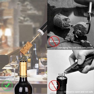 Abrebotellas de Vino por Bomba de Aire a Presión Portátil al por Mayor con Logotipo Personalizado, Nuevas Ideas para Corchos de Botellas de Vino Tinto, Dorado y Blanco - Product Image 2